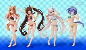 Cinnamon Swimsuit Ver. by FREEing from NekoPara 9