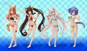 Maple Swimsuit Ver. by FREEing from NekoPara 9