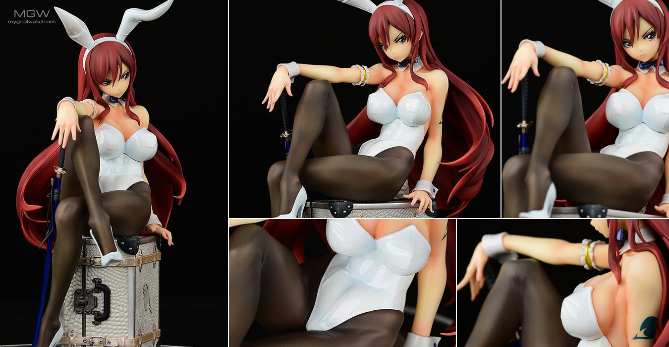 Erza Scarlet Bunny girl_Style/type white by OrcaToys from FAIRY TAIL by OrcaToys