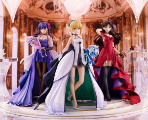 Saber, Rin Tohsaka and Sakura Matou 15th Celebration Dress Ver. Premium Box by Good Smile Company from Fate/stay night 1