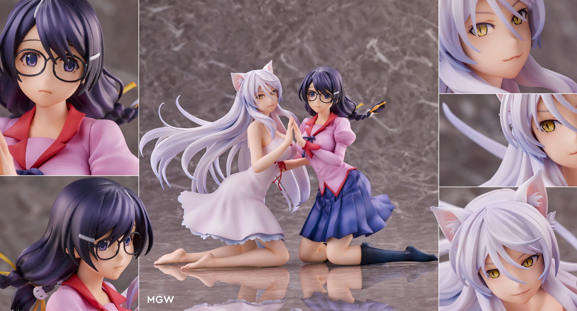 Nekomonogatari Hanekawa Tsubasa Pair by Union Creative