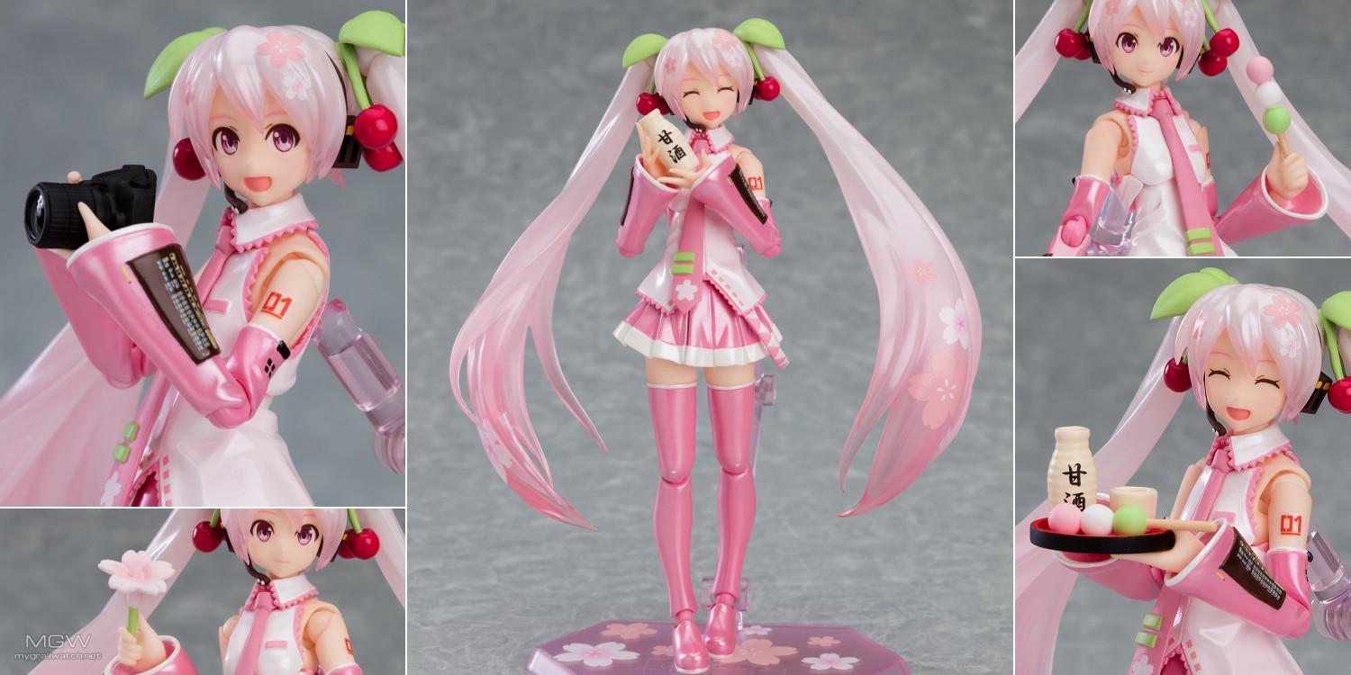 figma Sakura Miku by Max Factory