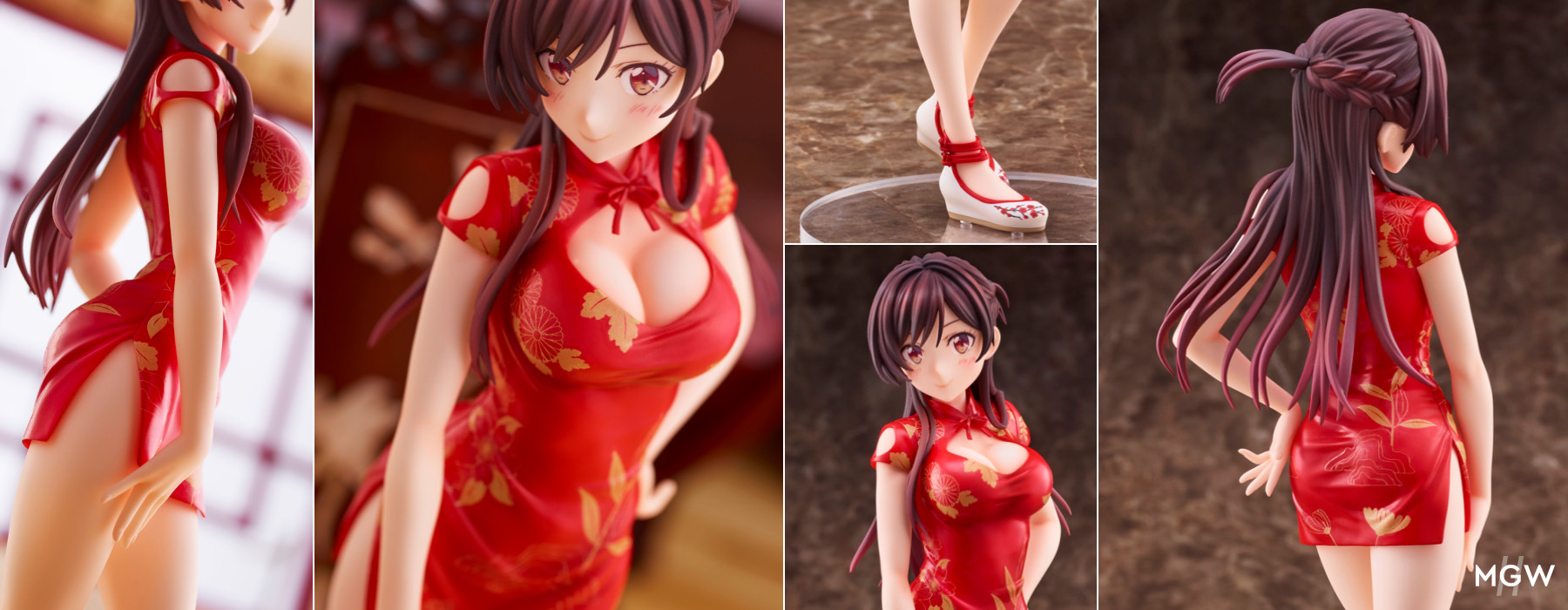 Mizuhara Chizuru China Dress Ver. by Union Creative from Rent A Girlfriend MyGrailWatch Anime Figure Guide