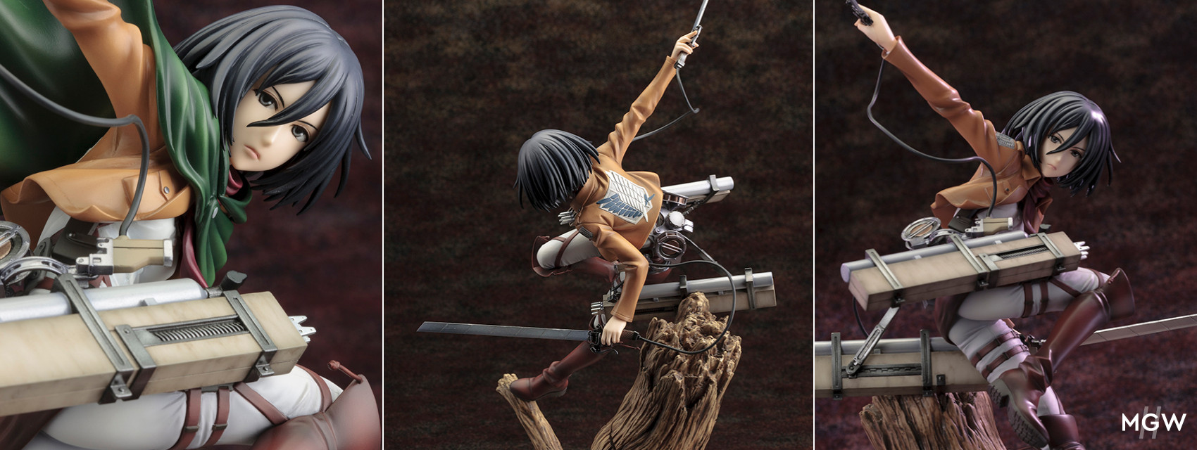 Mikasa Ackerman Renewal Package Ver. by Kotobukiya from Attack on Titan MyGrailWatch Anime Figure Guide