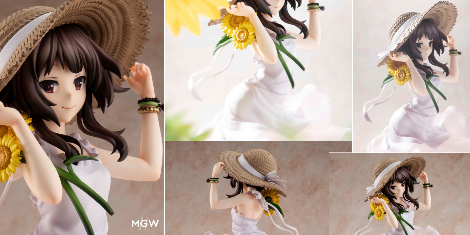 Megumin Sunflower One Piece Dress Ver. by KADOKAWA from KonoSuba MyGrailWatch Anime Figure Guide