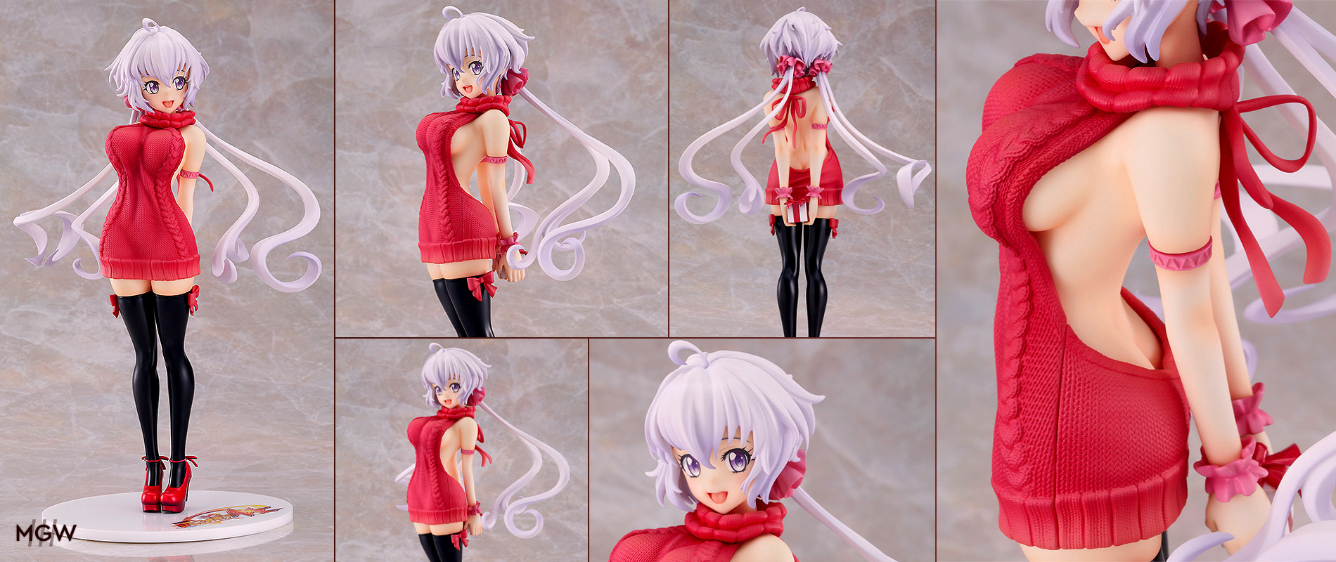 Yukine Chris Lovely Sweater Style AQ by Good Smile Company from Symphogear MyGrailWatch Anime Figure Guide