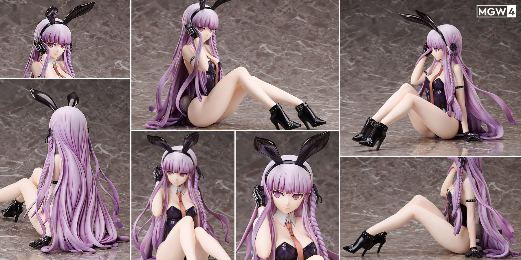 B style Kyoko Kirigiri Bare Leg Bunny Ver. by FREEing from Danganronpa MyGrailWatch Anime Figure Guide