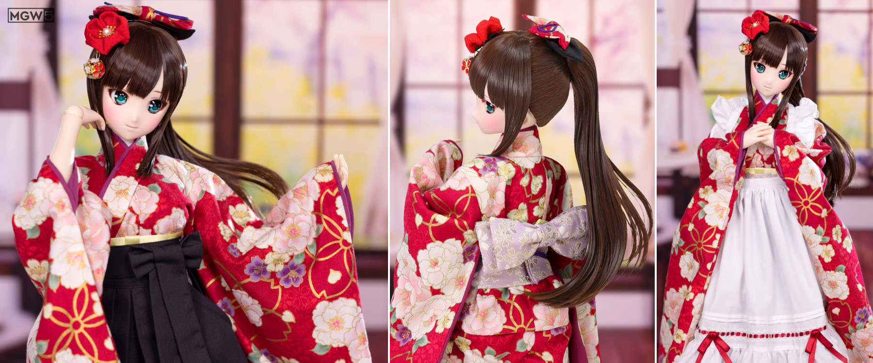 Iris Collect Kano Taishou Sakura Otome Cafe (Ponytail Hair ver.) by AZONE International MyGrailWatch Anime Figure Guide