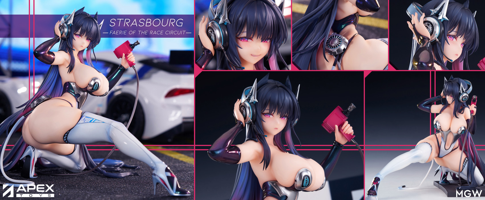 Azur Lane MNF Strasbourg Faerie of the Race Circuit Ver. by APEX MyGrailWatch Anime Figure Guide